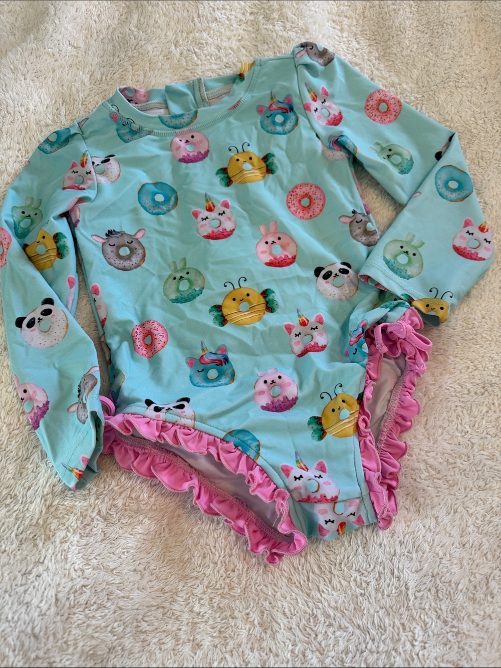 Posh peanut long sleeve swim